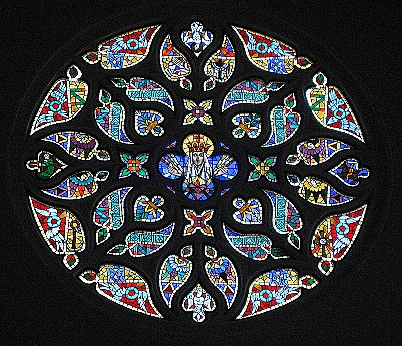Archcathedral Basilica of the Holy Family, Częstochowa, Poland Stain glass