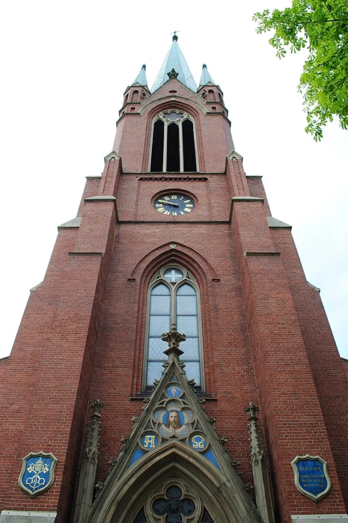 Architecture Basilica of St. Stephen and Our Lady of Bogucice in Katowice, Poland