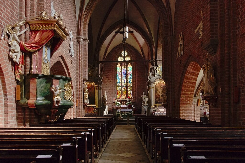 Architecture of Basilica of Our Lady of Humbleness, Rudy, Poland