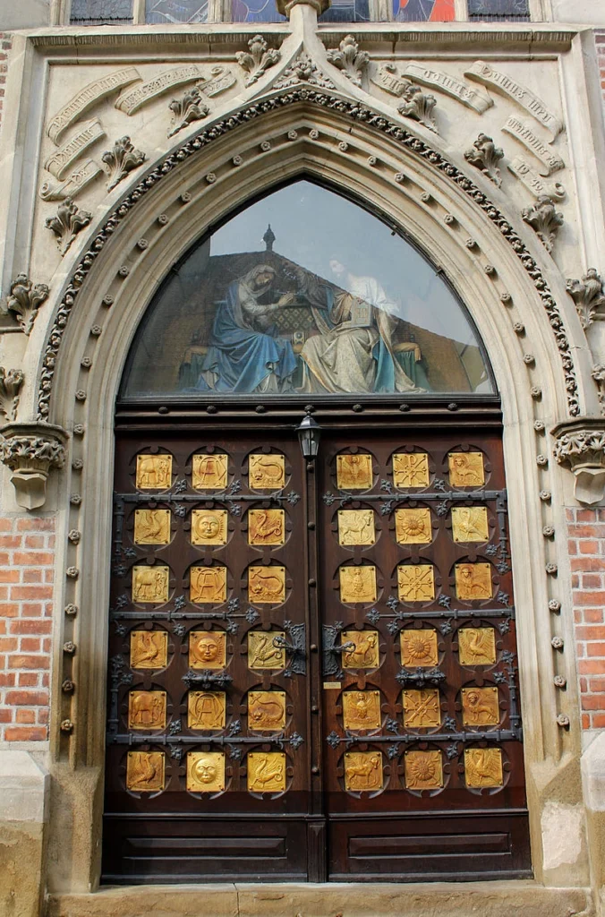 Architecture of Basilica of the Assumption of the Virgin Mary, Brno, Czechia