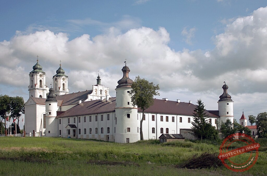 Architecture of Basilica of the Visitation of the Blessed Virgin Mary, Sejny, Poland