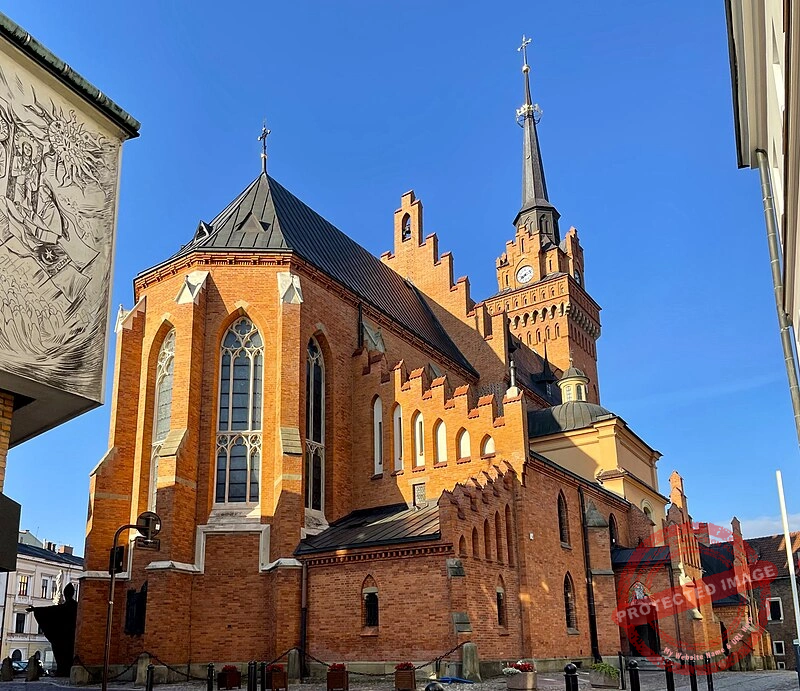 Architecture of Cathedral Basilica of the Nativity of the Blessed Virgin Mary, Tarnów, Poland