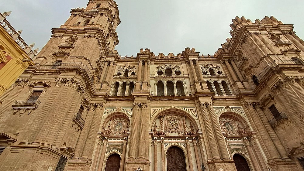 Architecture of Holy Cathedral Basilica of the Incarnation of Malaga, Spain