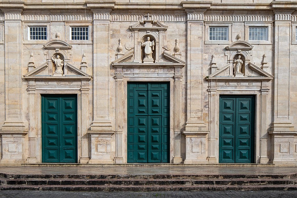 Architecture of Primatial Cathedral Basilica of the Most Holy Saviour, Salvador, Brazil