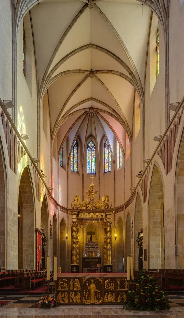 Architecture of Shrine of St. Adalbert, Gniezno, Poland