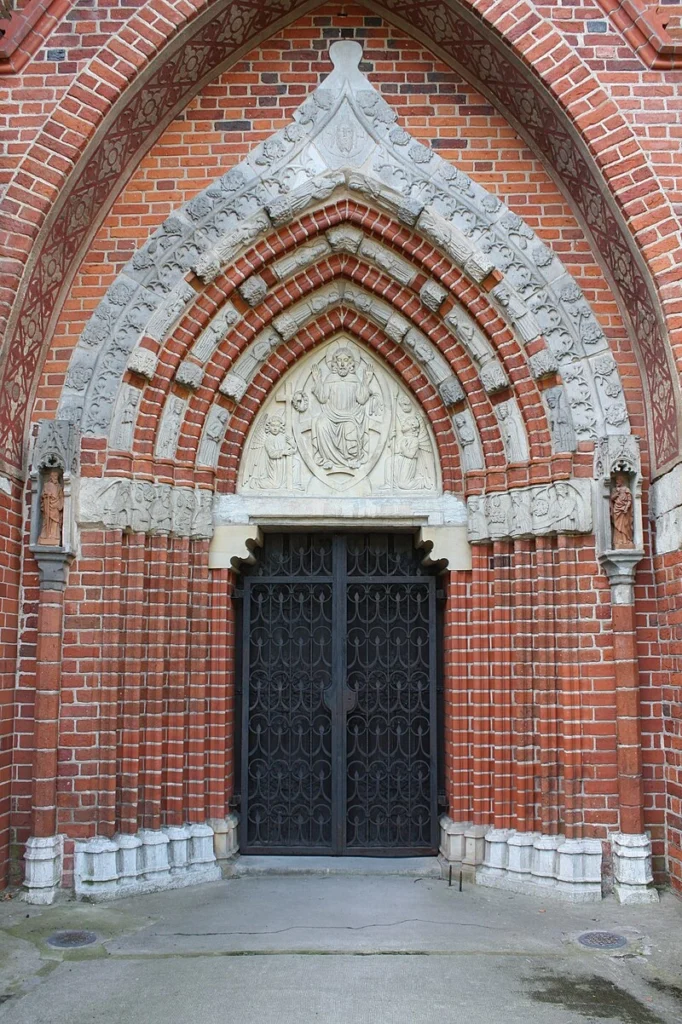 Assumption of the Blessed Virgin Mary, Pelplin, Poland Gothic portal
