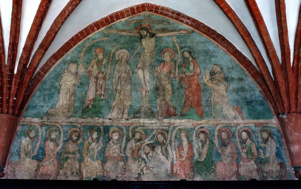 Assumption of the Blessed Virgin Mary in Pelplin, Poland Painting cloisters