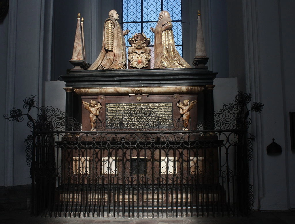 Bahr tombstone Gdańsk Cathedral