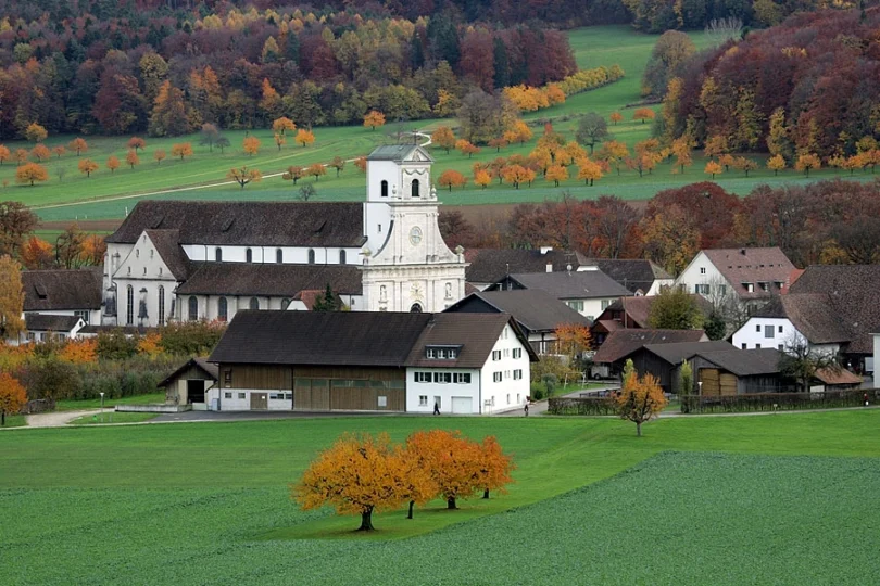 Basilica Abbey of Our Lady, Metzerlen-Mariastein, Switzerland intro