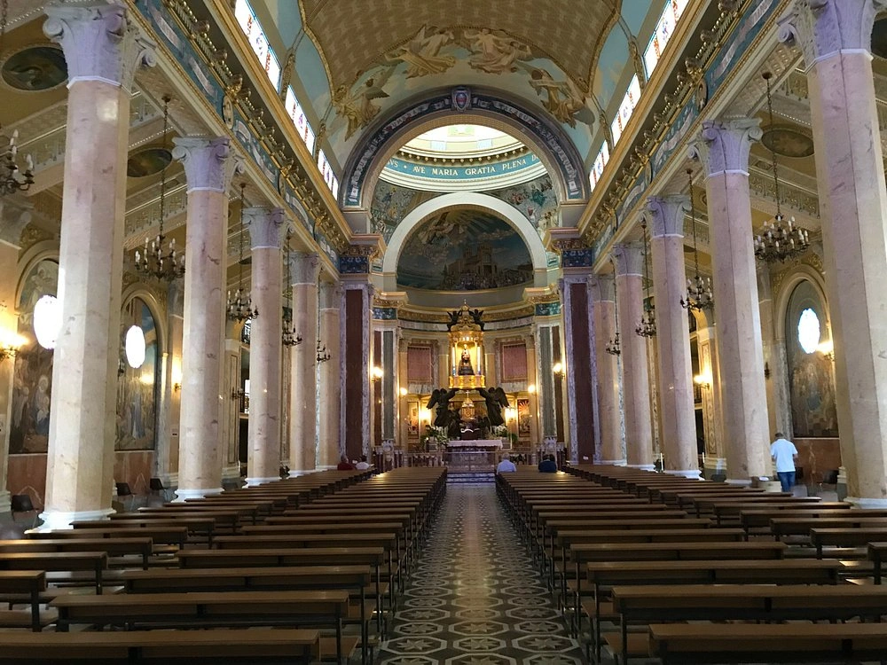 Basilica Shrine of Our Lady, Tindari, Italy internal
