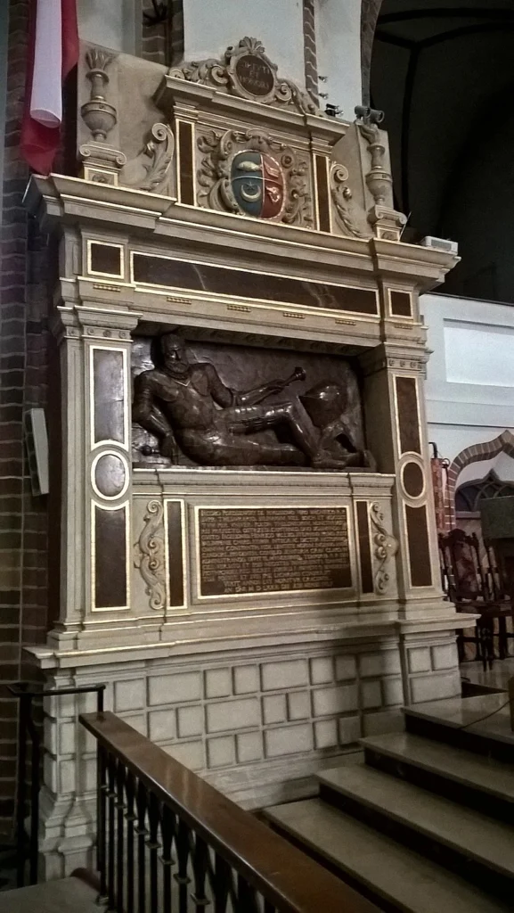 Basilica in Szamotuły Jakub Rokossowski's tombstone