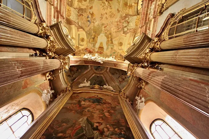 Basilica of Assumption of Mary and Saint Cyrillus and Methodius, Velehrad, Czechia Dome