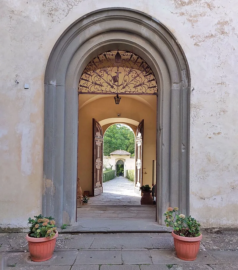 Basilica of Our Lady of Assumption Vallombrosa - Cloister portal