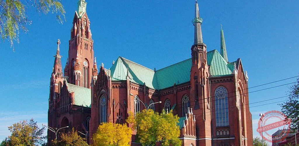 Basilica of Our Lady of the Angels, Dąbrowa Górnicza, Poland intro
