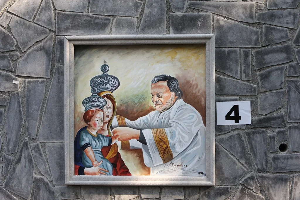 Basilica of Our Lady of the Castle, Castrovillari, Italy madonna
