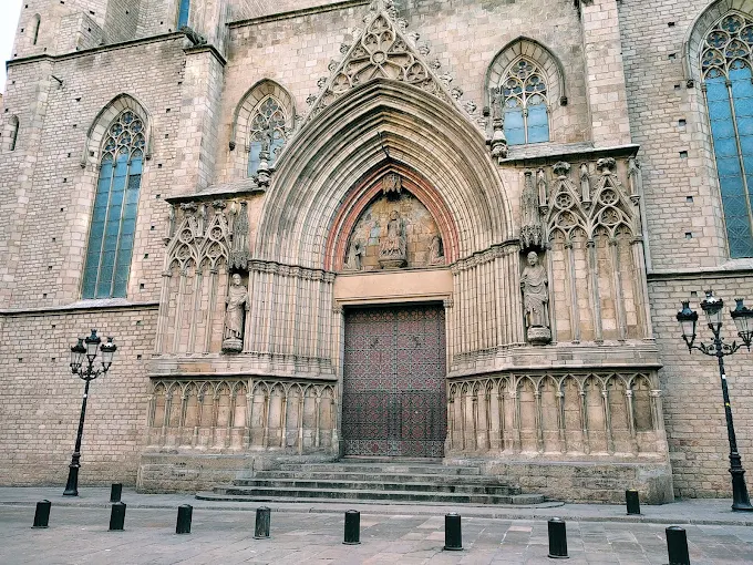Basilica of Our Lady of the Sea, Barcelona, Spain external