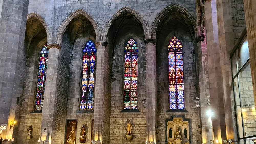 Basilica of Our Lady of the Sea, Barcelona, Spain window1