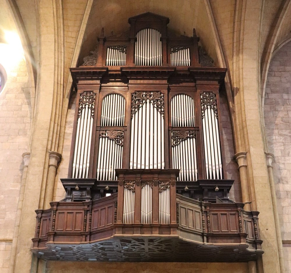 Basilica of Santa Maria, Vilafranca del Penedès, Spain organ
