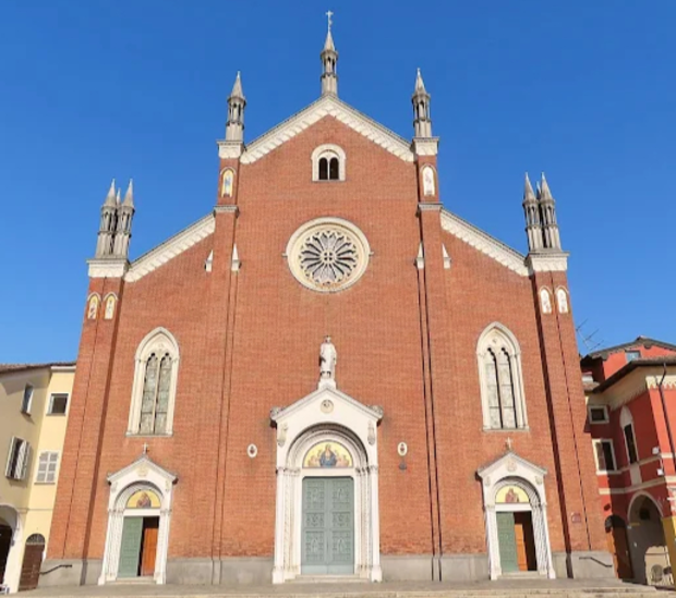 Basilica of Santa Maria delle Grazie, Cortemaggiore, Italy firest