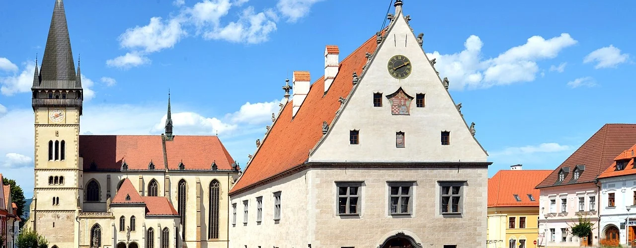 Basilica of St. Giles, Bardejov, Slovakia intro