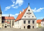 Basilica of St. Giles, Bardejov, Slovakia intro
