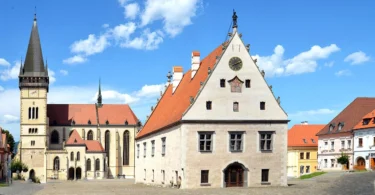 Basilica of St. Giles, Bardejov, Slovakia intro