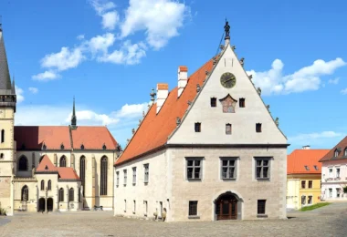 Basilica of St. Giles, Bardejov, Slovakia intro