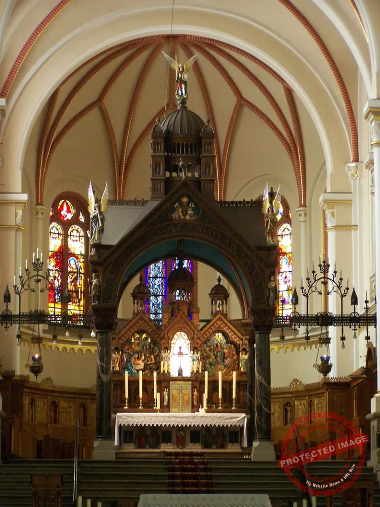Basilica of St. Louis and the Assumption of the Blessed Virgin Mary, Katowice-Panewniki, Poland Presbytery