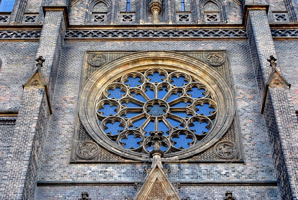 Basilica of St. Ludmila, Vinohrady, Czechia Exterior