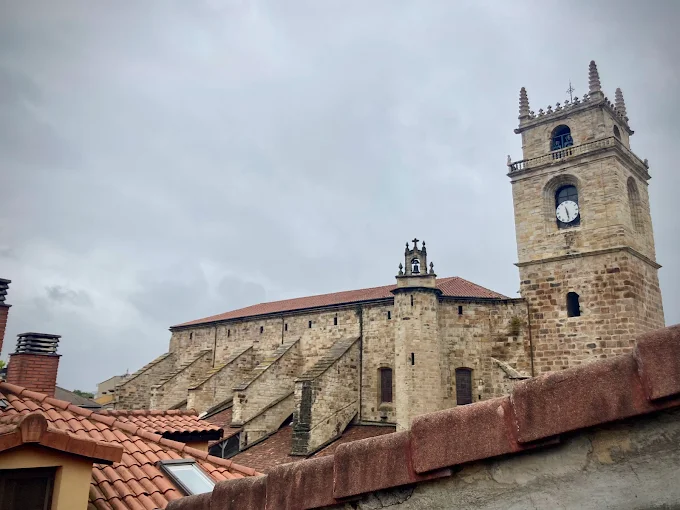 Basilica of St. Mary, Durango, Spain external