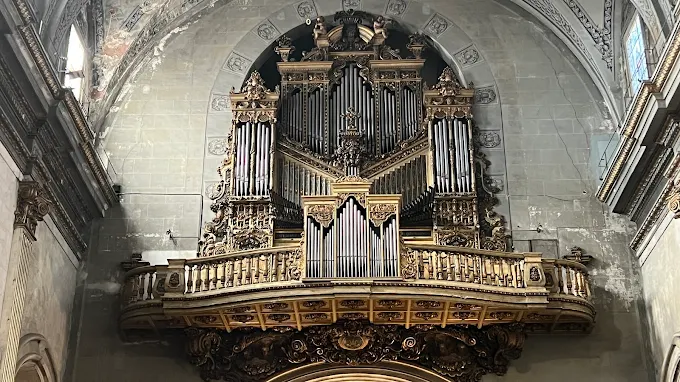 Basilica of St. Mary, Mataró, Spain organ hist organ