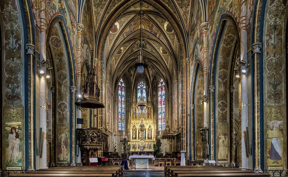 Basilica of Sts. Peter and Paul, Prague, Czechia Interior