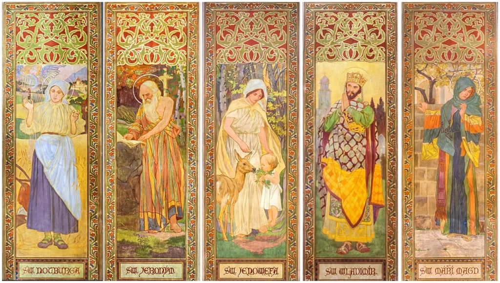 Basilica of Sts. Peter and Paul, Prague, Czechia Paintings and Frescoes