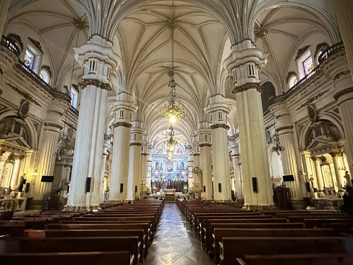 Basilica of the Assumption of Our Lady, Guadalajara, Mexico Central Nave
