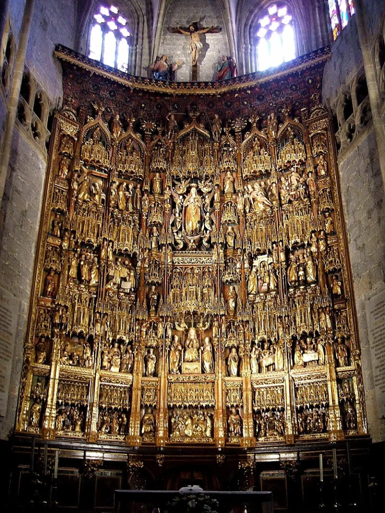 Basilica of the Assumption of Our Lady, Lekeitio, Spain main altarpiece