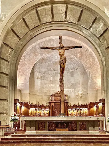 Basilica of the Holy Cross, El Valle de los Caídos, Spain main altar