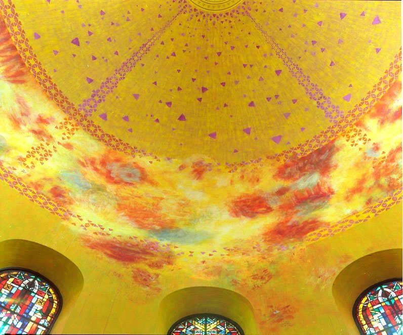 Basilica of the Holy Trinity, Bern, Switzerland choir and apses