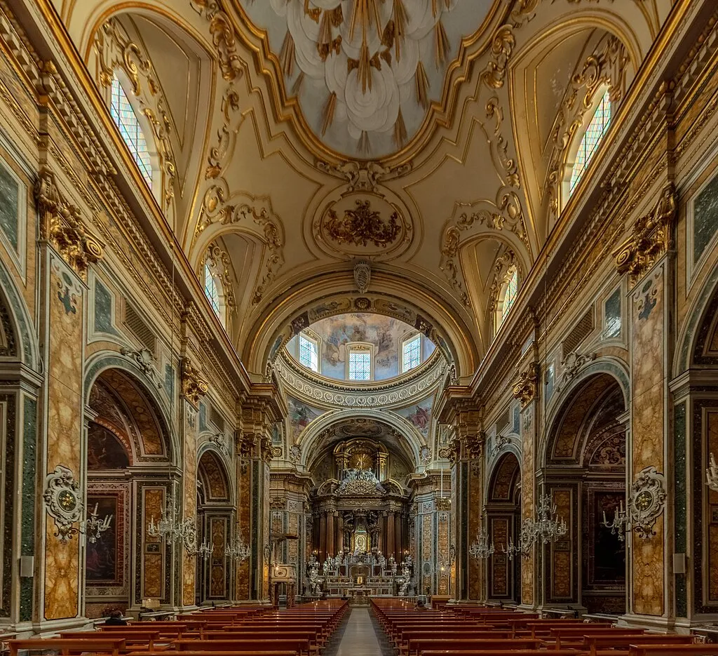 Basilica of the Old Jesus of the Immaculate Conception, Naples - Interior