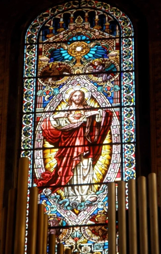 Basilica of the Sacred Heart, Gijón, Spain Overview of the Stained Glass Windows