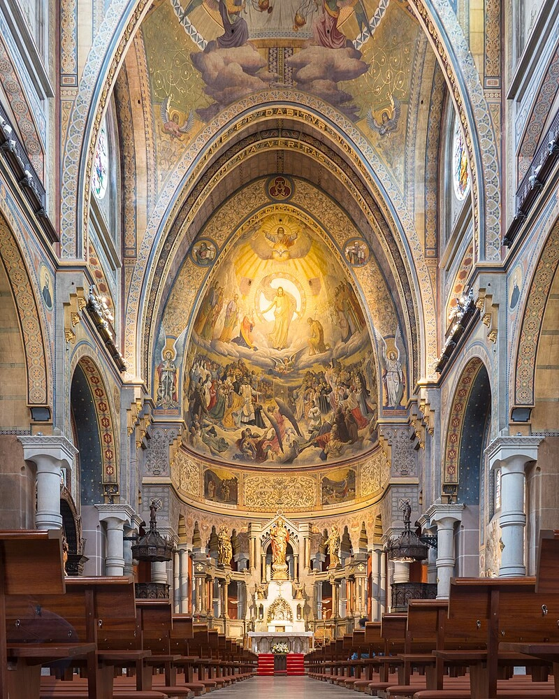 Basilica of the Sacred Heart, Gijón, Spain interr