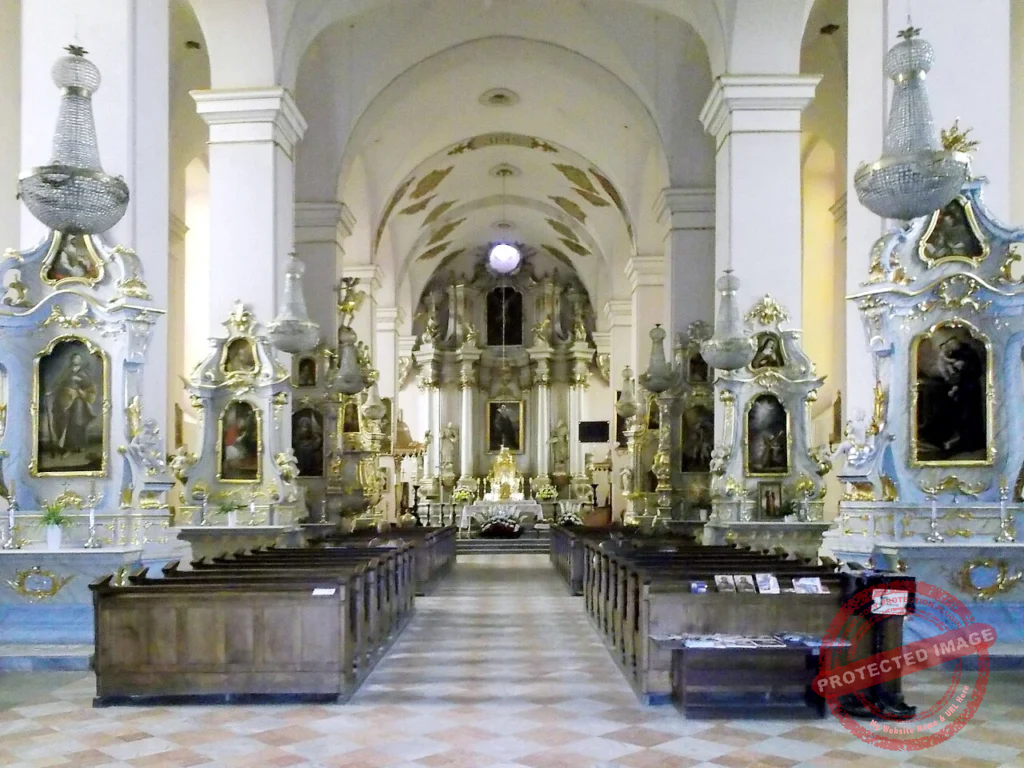 Basilica of the Visitation of the Blessed Virgin Mary, Sejny, Poland Interior