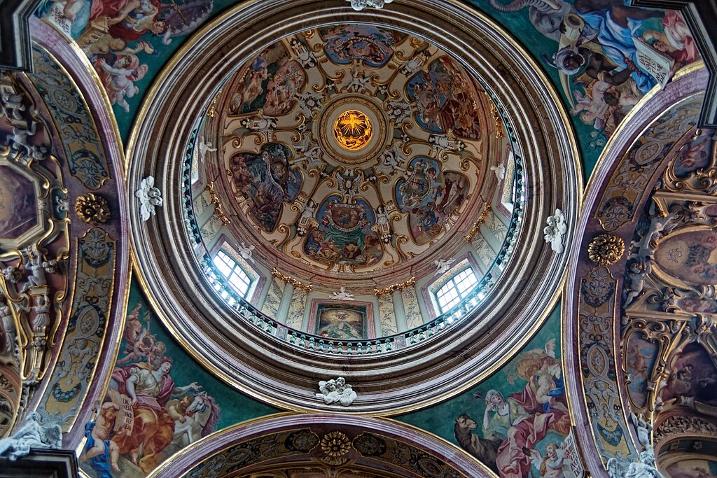 Basilica of the Visitation of the Blessed Virgin Mary, Svaty Kopeček, Czechia Dome