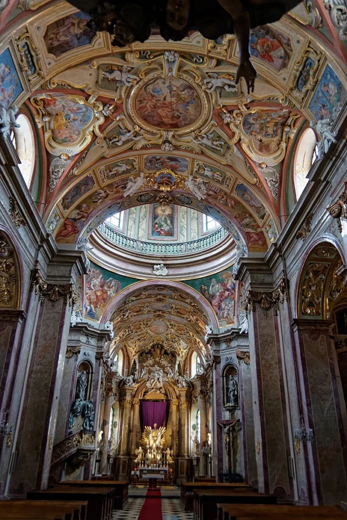 Basilica of the Visitation of the Blessed Virgin Mary, Svaty Kopeček, Czechia interior