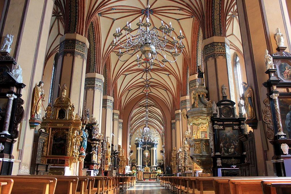 Cathedral Basilica of Our Lady of the Assumption and St. Andrew, Frombork, Poland interior