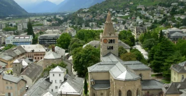 Cathedral of Our Lady of the Glarier, Sion, Switzerland