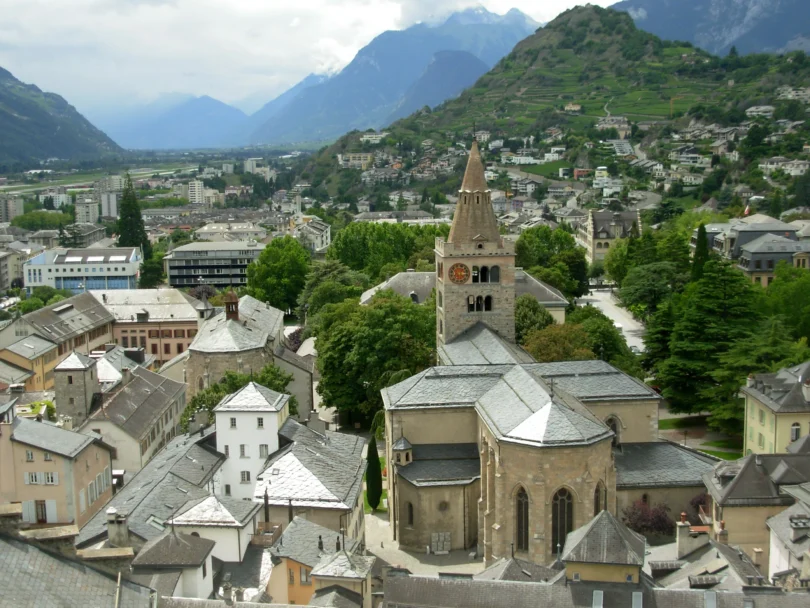 Cathedral of Our Lady of the Glarier, Sion, Switzerland