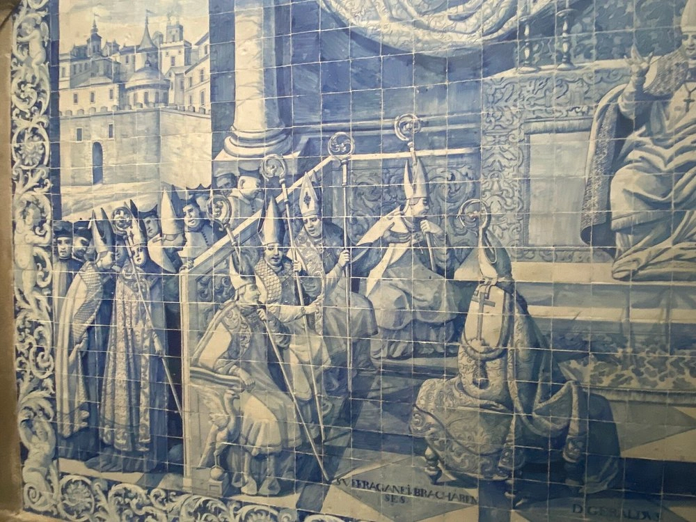 Cathedral of St. Mary, Braga, Portugal hist