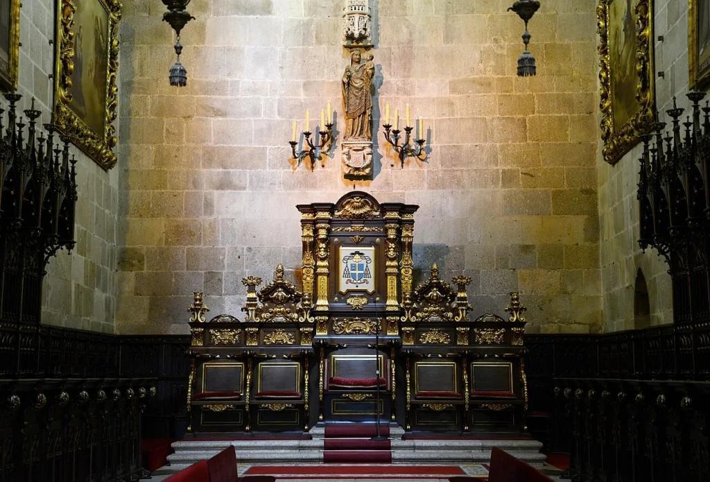 Cathedral of St. Mary, Braga, Portugal main chapel