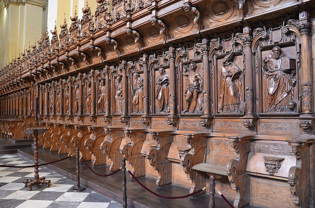 Choir stalls of the Cathedral of Lima, Peru