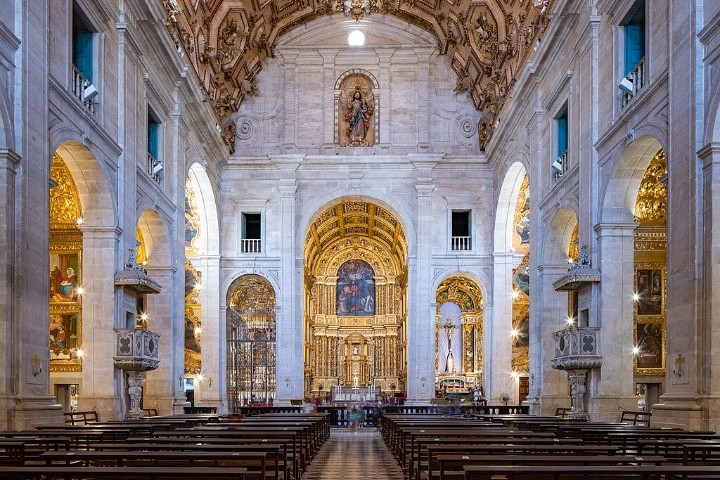 Interior and Side Chapels of the Cathedral Basilica of Salvador